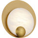 Rowlings Wall Sconce Wall Light in Aged Brass
