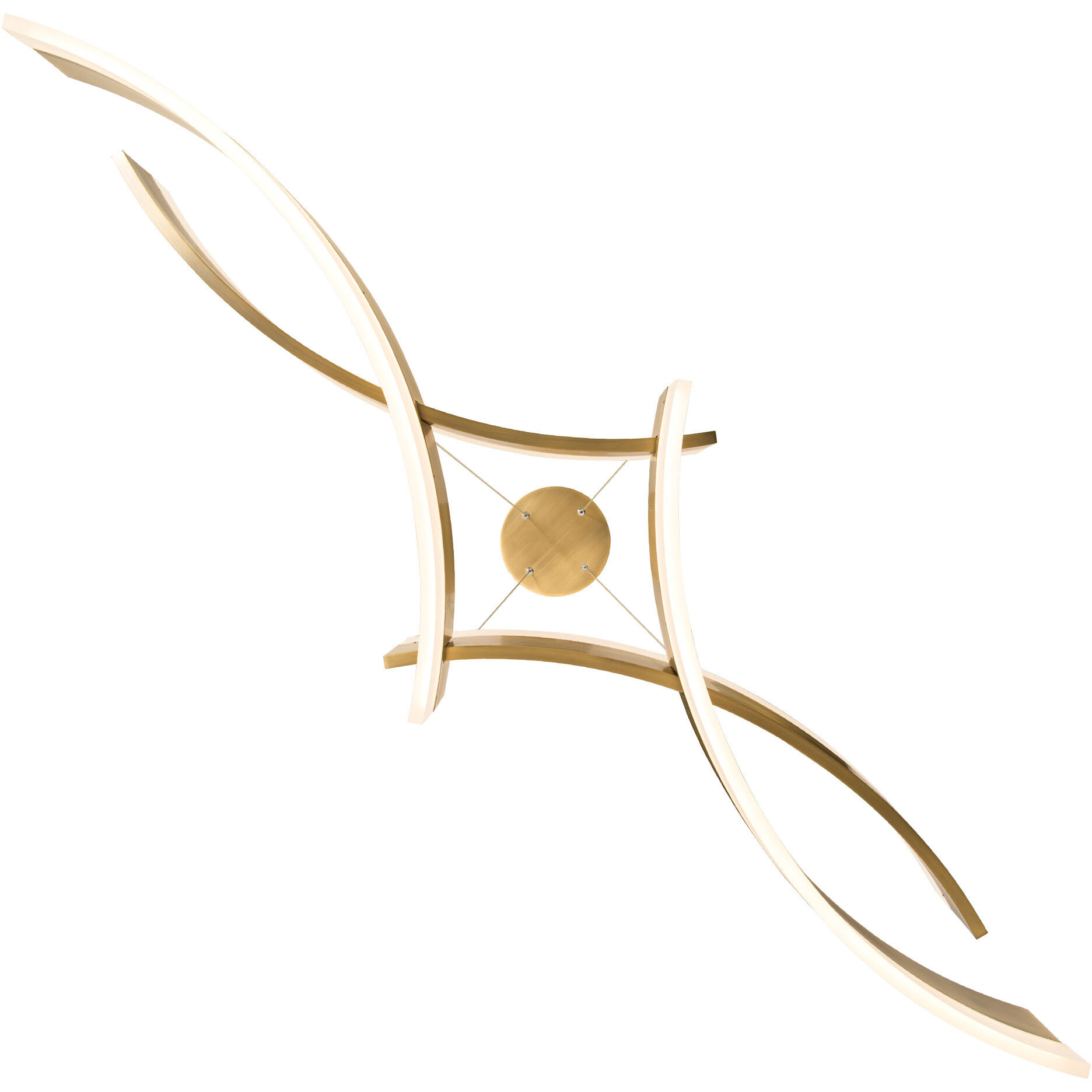 Modern Forms PD-31058-AB Arcs LED 8 inch Aged Brass