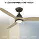 Skylark 54 inch Bronze White Oak with White Oak Blades Ceiling Fan