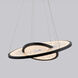Jupiter LED 26.88 inch Black Chandelier Ceiling Light