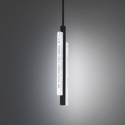 Tandem LED 15 inch Black Mini Pendant Ceiling Light
