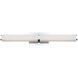 Vogue LED 27 inch Chrome Bath Vanity & Wall Light in 3500K, 27in.