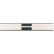 Vodka LED 37 inch Black Vanity Light Wall Light in 37in.