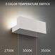 Bantam LED 4 inch White ADA Wall Sconce Wall Light in 2700K