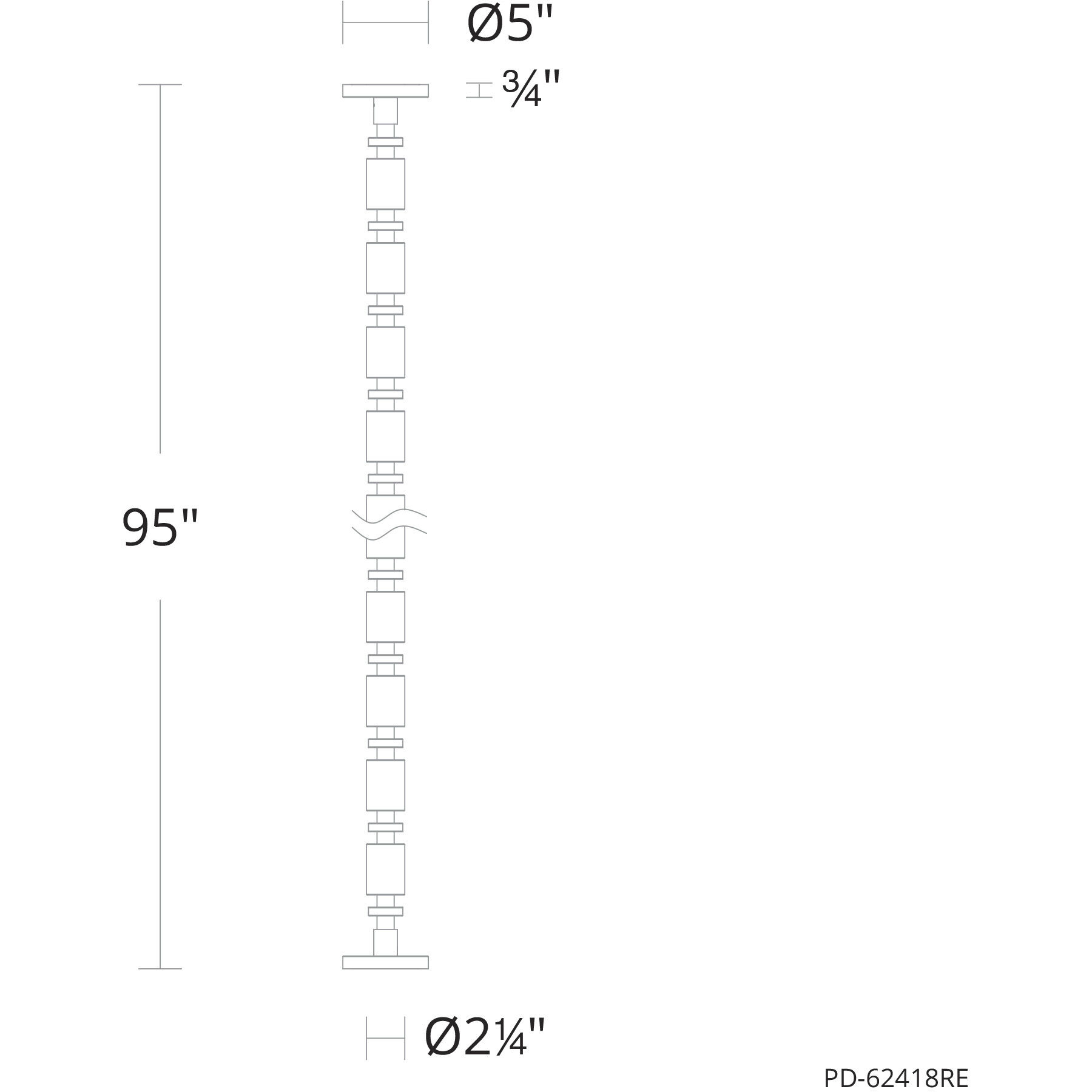 Entice 18 Light 2 inch Aged Brass Pendant Ceiling Light in 4000K