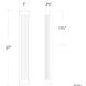 Tower Indoor Wall Lighting in Brushed Nickel