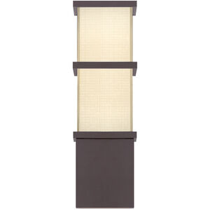 Elevation LED 16 inch Bronze Outdoor Wall Light in 16in.