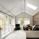 Axis 52 inch Matte White Downrod Ceiling Fan in 3500K