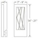 Twilight LED 21 inch Black Outdoor Wall Light in 21in.