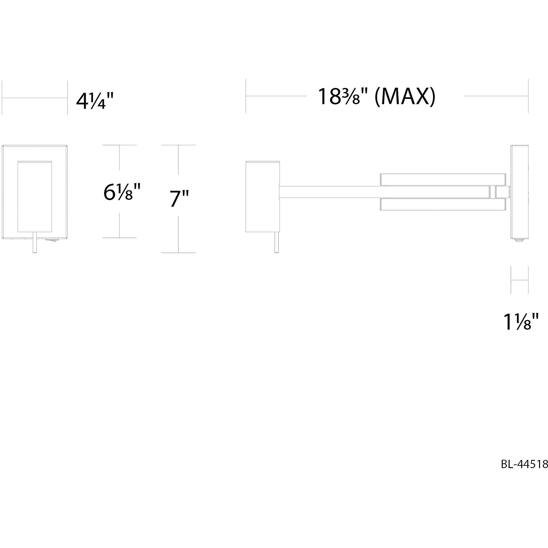 Gavel Indoor Wall Lighting in Black