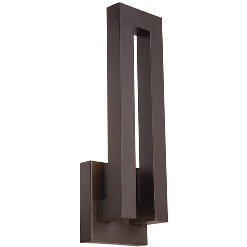 Forq LED 18 inch Bronze Outdoor Wall Light in 18in.