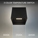 Squat LED 3.5 inch Black Outdoor Flush Mount