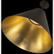 Taper 1 Light 22 inch Bronze Gold Pendant Ceiling Light