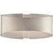 Swerve 1 Light 4 inch Brushed Nickel ADA Wall Sconce Wall Light