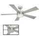 Wynd 52 inch Stainless Steel Downrod Ceiling Fan in 2700K