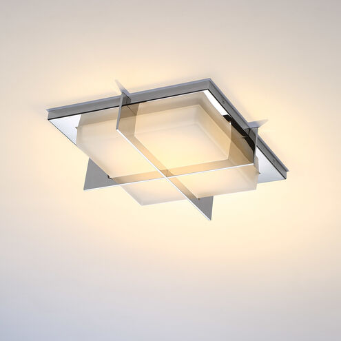 Razor LED 16 inch Stainless Steel Flush Mount Ceiling Light
