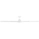 Hydra 96 inch Matte White Downrod Ceiling Fan in 3000K