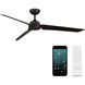 Roboto 62 inch Oil Rubbed Bronze Downrod Ceiling Fan