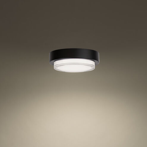Kind LED 8 inch Black Flush Mount Ceiling Light in 3500K