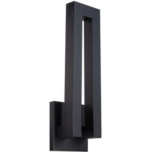 Forq LED 24 inch Black Outdoor Wall Light in 24in.