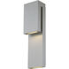 Double Down LED 18 inch Graphite Outdoor Wall Light