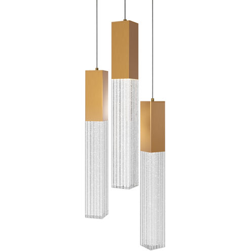 Cinema LED 12 inch Aged Brass Indoor Hanging Lighting Ceiling Light