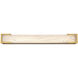 Frozen Zone LED 24 inch Aged Brass Bath Vanity & Wall Light