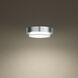 Kind LED 8 inch Stainless Steel Flush Mount Ceiling Light in 3000K