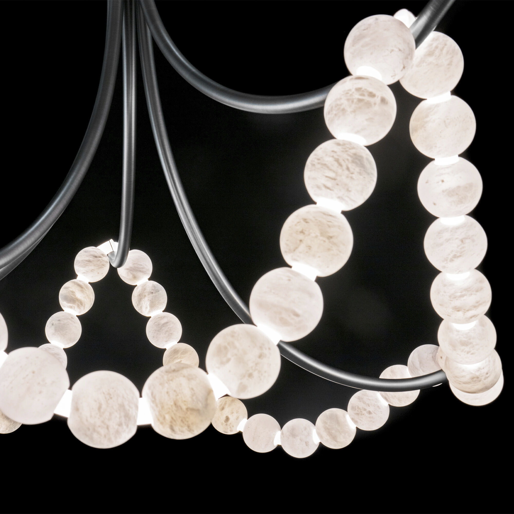 Parel 1 Light 46 inch Antique Nickel Pendant Ceiling Light