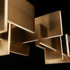 Amari LED 16 inch Aged Brass Chandelier Ceiling Light