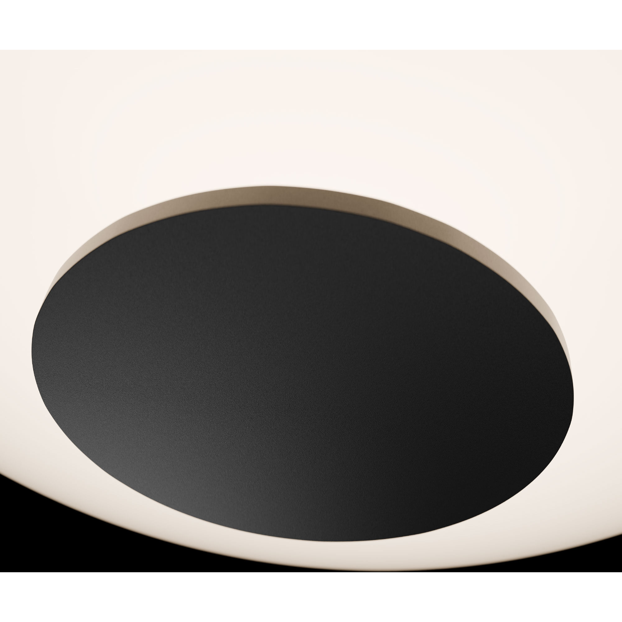 Illusion LED 22.1 inch Black Indoor Ceiling Lighting in 2700K