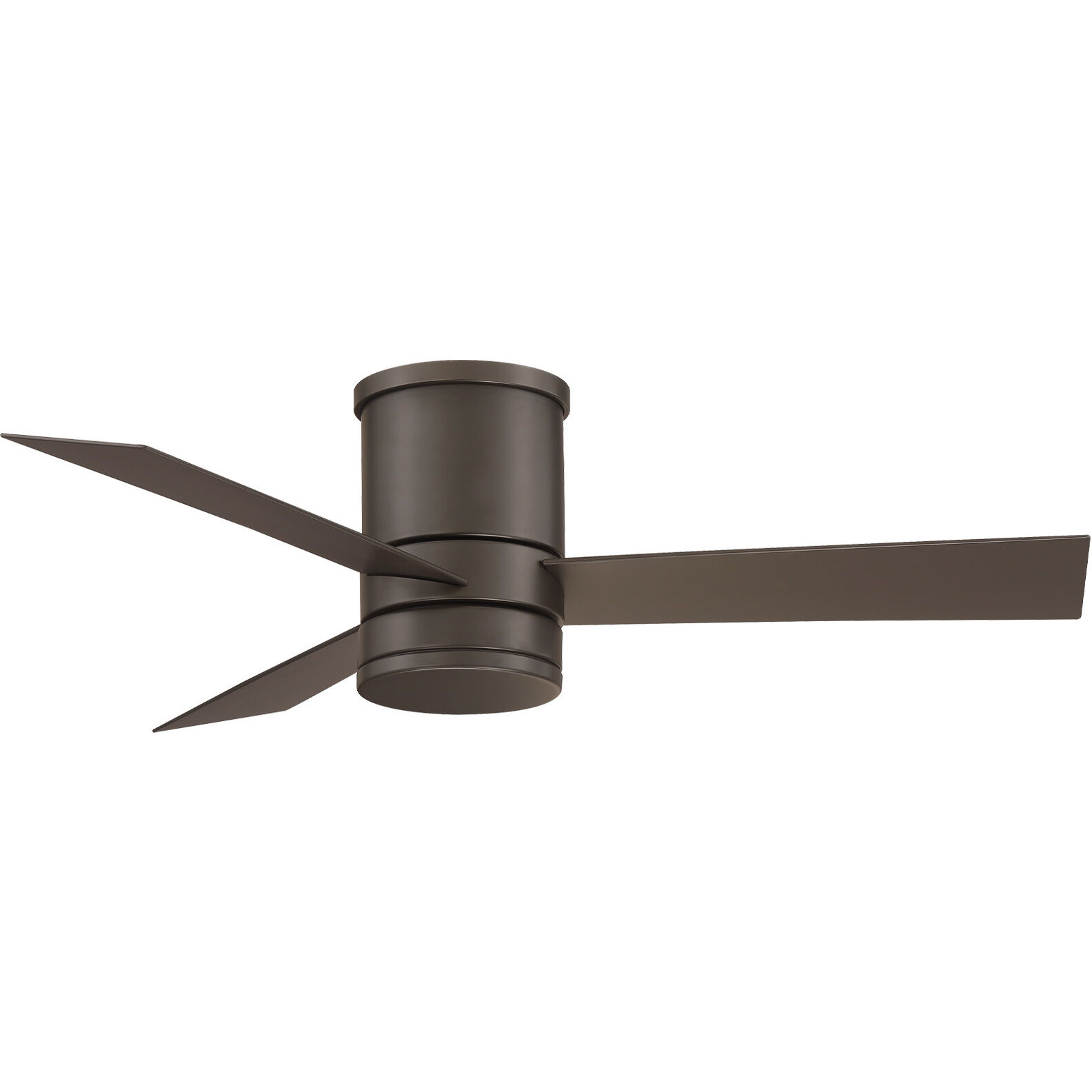 Axis 44 inch Bronze Flush Mount Ceiling Fan in 3000K