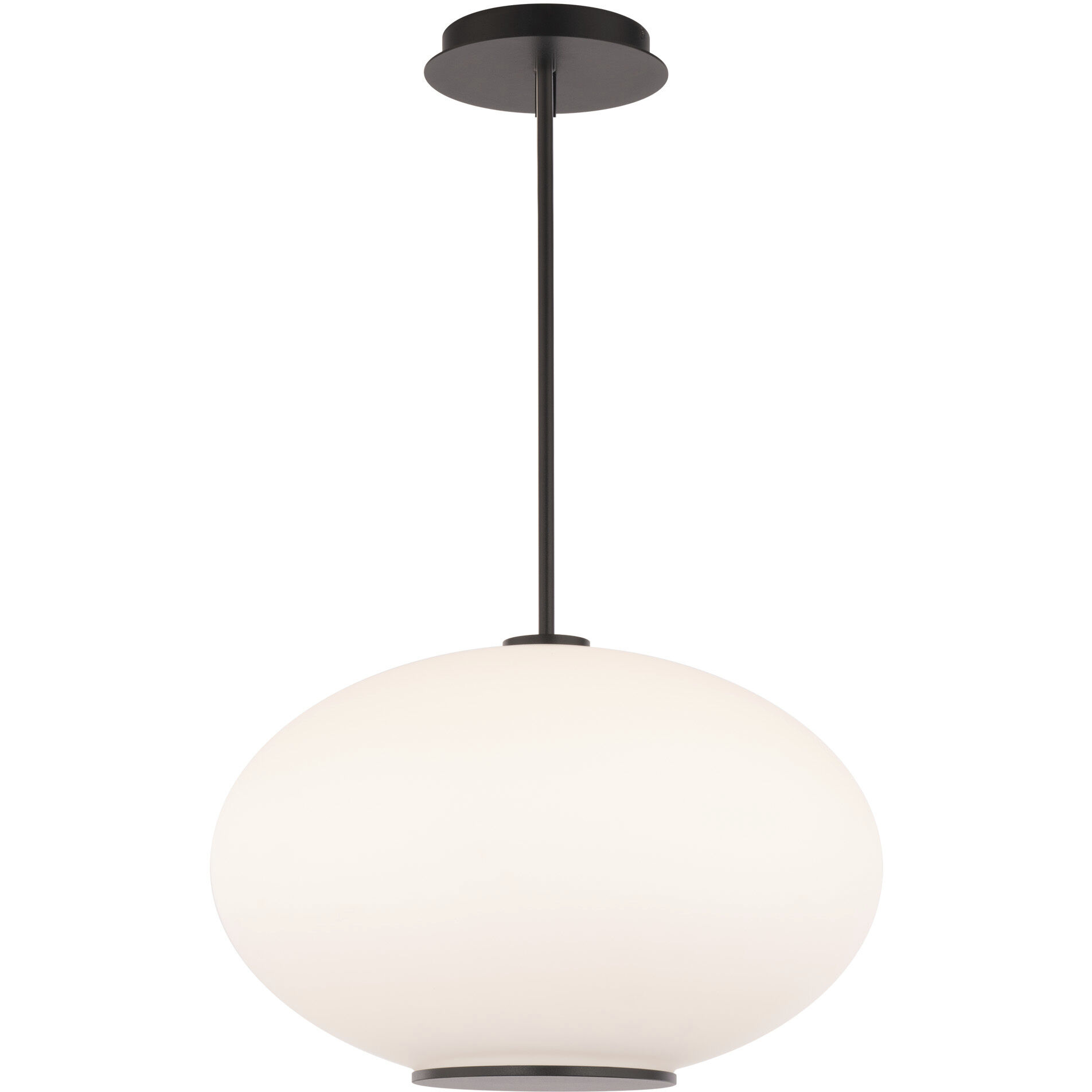 Modern Forms PD 72316 30 BK Illusion 1 Light 16 inch Black Pendant