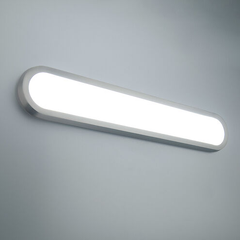 Argo LED 27 inch Brushed Nickel Bath Vanity & Wall Light in 27in.