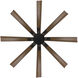 Size Matters 56 inch Matte Black Distressed Koa with Distressed Koa Blades Ceiling Fan