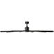Aura 72 inch Matte Black Downrod Ceiling Fan
