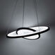 Jupiter LED 26.88 inch Black Chandelier Ceiling Light