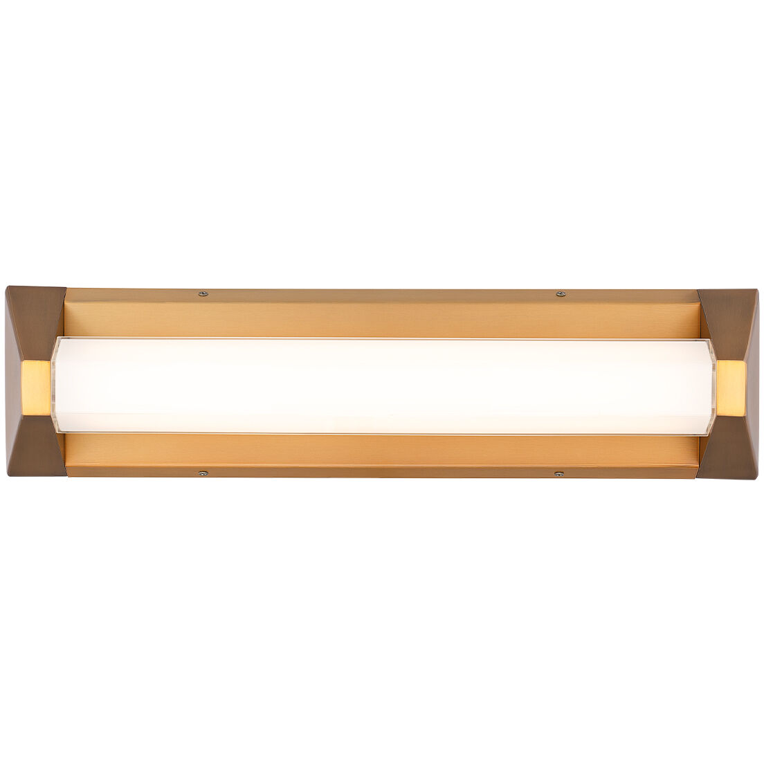 Swale Indoor Wall Lighting in 4000K, Aged Brass