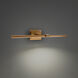 Inlet Indoor Wall Lighting in 2700K, Aged Brass