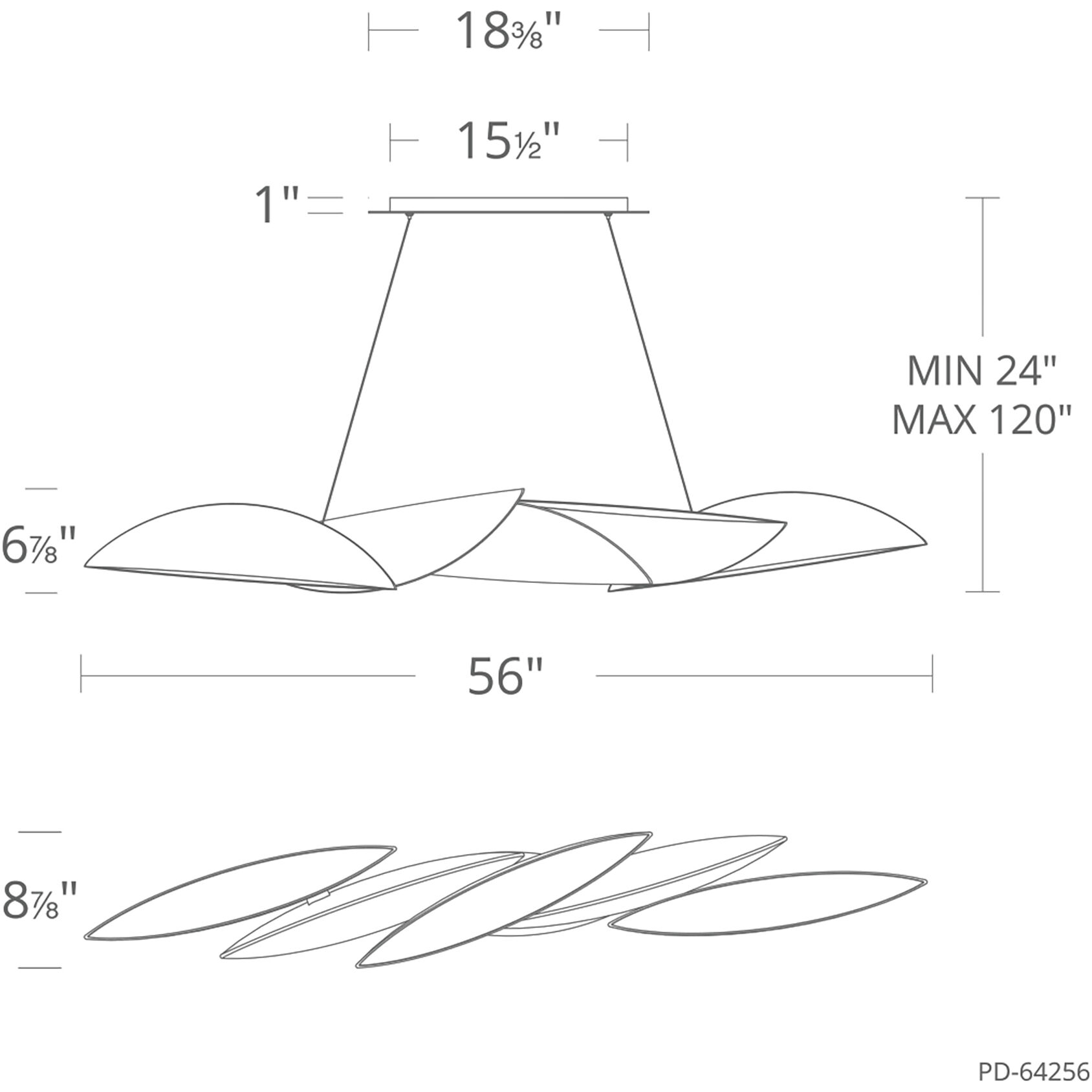Sydney Linear Pendant Ceiling Light