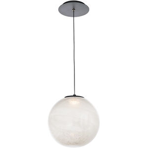 Cosmic LED 9 inch Black Mini Pendant Ceiling Light in 1