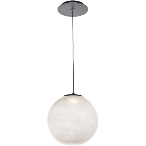 Cosmic LED 9 inch Black Mini Pendant Ceiling Light in 1