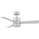 Axis 44 inch Titanium Downrod Ceiling Fan in 3000K