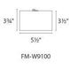 Vessel LED 5.5 inch White Flush Mount Ceiling Light in 2700K