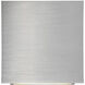Slide LED 4 inch Brushed Aluminum ADA Wall Sconce Wall Light in 3000K