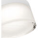 Tuck III LED 5.38 inch Black Outdoor Flush Mount