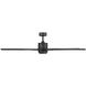 Renegade 66 inch Matte Black Downrod Ceiling Fan in 3000K, Smart Ceiling Fan