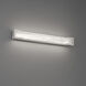 Frozen Zone LED 24 inch Brushed Nickel Bath Vanity & Wall Light