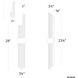 Luzerne 2 Light 4 inch Brushed Nickel Bath Vanity & Wall Light