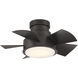Vox 26 inch Bronze Flush Mount Ceiling Fan in 3000K, Smart Ceiling Fan, Flush Mounted